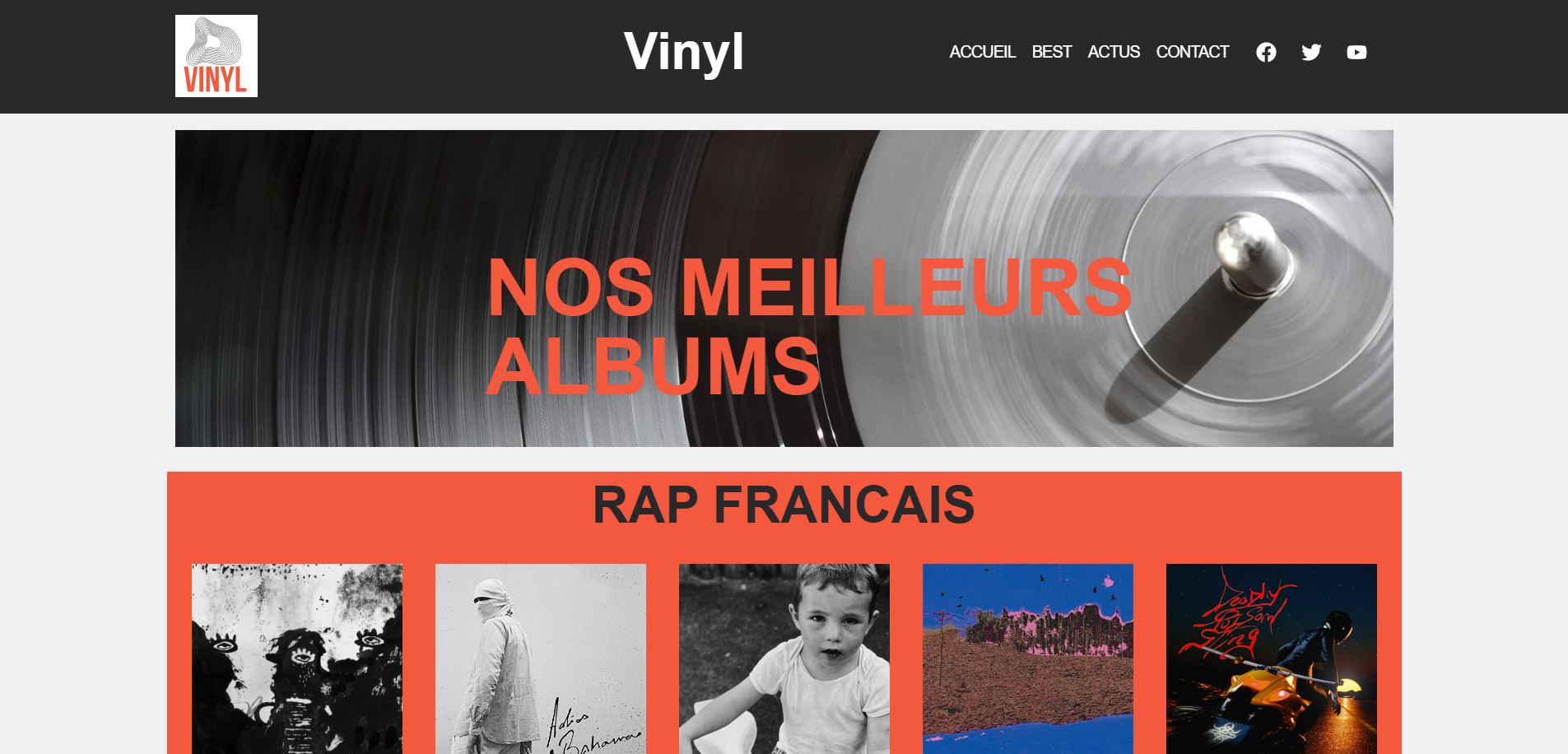 Site WordPress musique